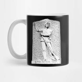 5th Michigan Infantry Monument Gettysburg Mug